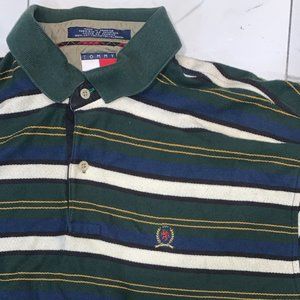 Striped Tommy Hilfiger Polo Men's XL